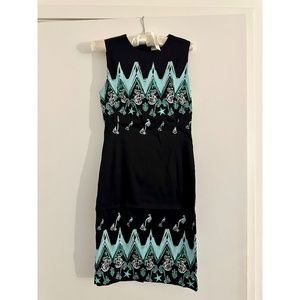 Fitted black dress by Versace Collection